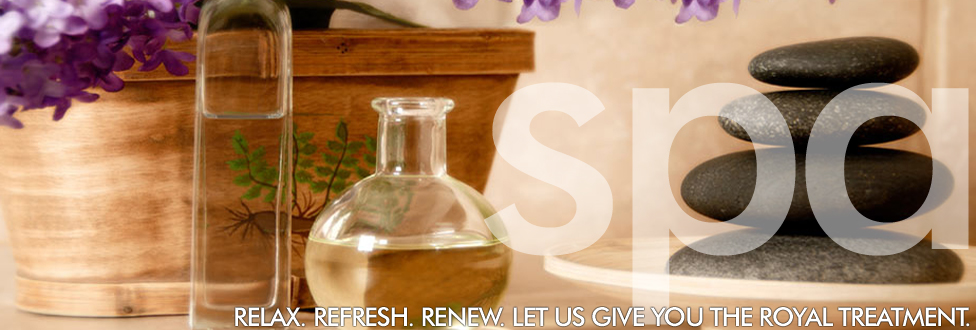 Spa: Relax, Refresh, Renew.
